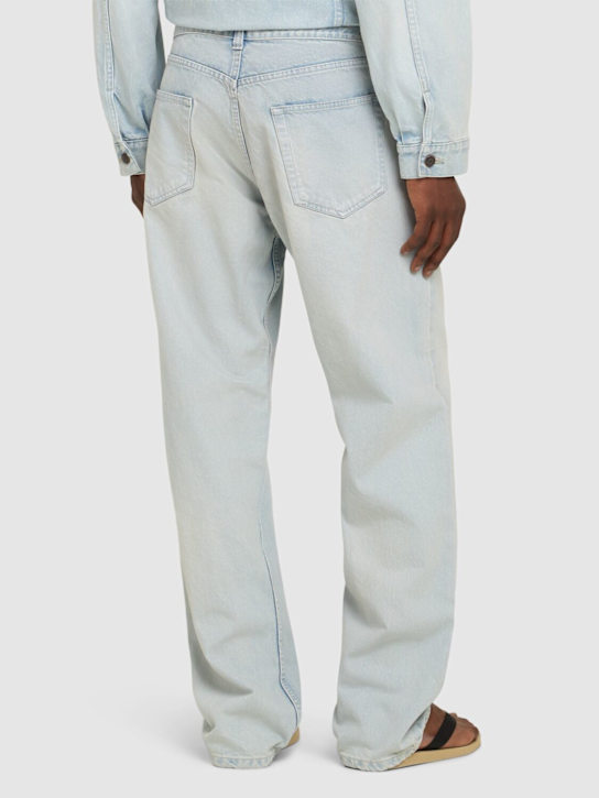 The Row: Burt cotton denim jeans - Light Blue - men_2 | Luisa Via Roma