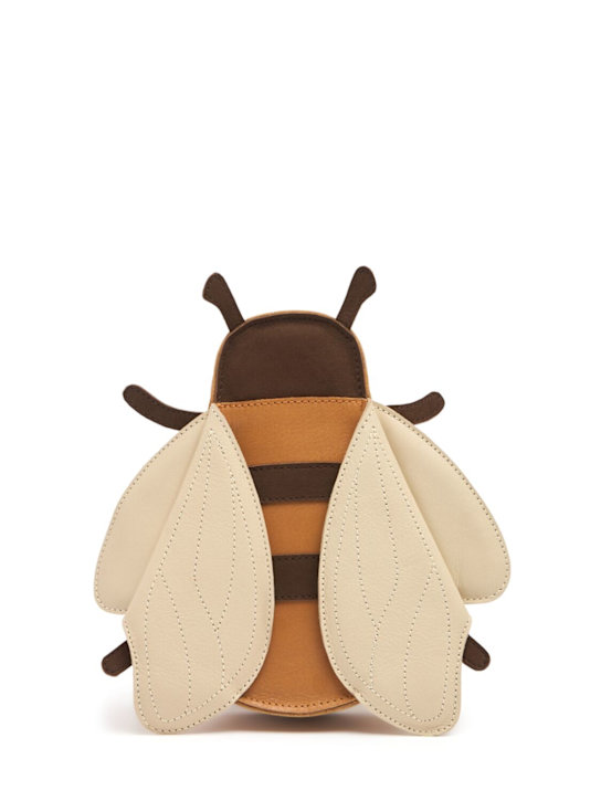 Donsje: Bee leather backpack - kids-boys_0 | Luisa Via Roma