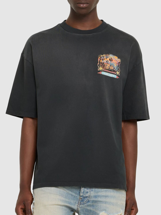 Amiri: Amiri Jazz Hideaway print cotton t-shirt - Black - men_2 | Luisa Via Roma