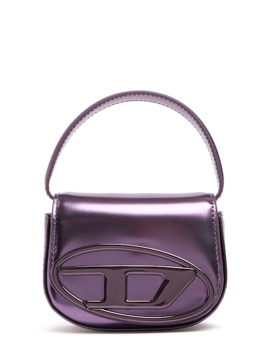 Diesel: XS 1DR metallic leather top handle bag - women_0 | Luisa Via Roma