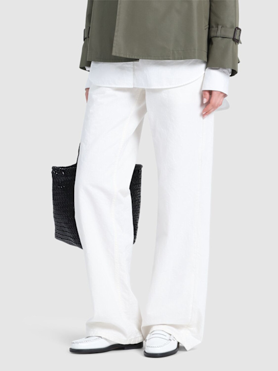 Sebago: Classic Dan Pigment leather loafers - White - women_1 | Luisa Via Roma