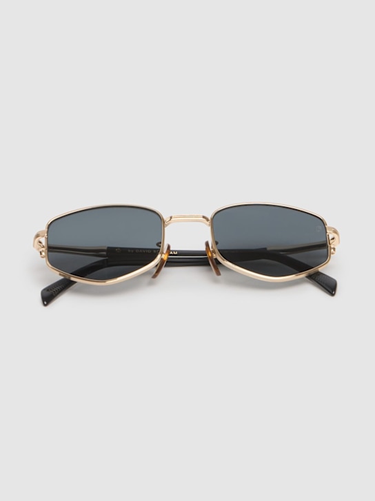DB Eyewear by David Beckham: DB oval aviator metal sunglasses - men_1 | Luisa Via Roma