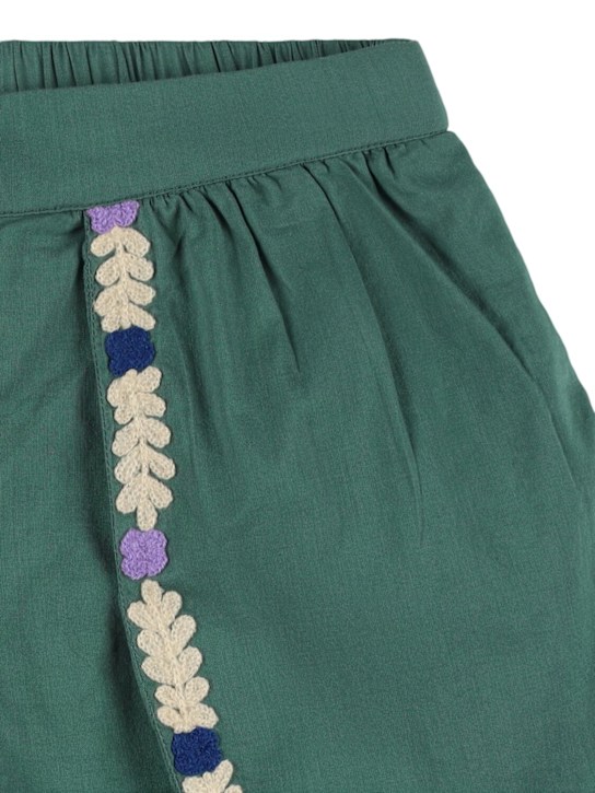 Louise Misha: Shorts in cotone con ricami - kids-girls_1 | Luisa Via Roma