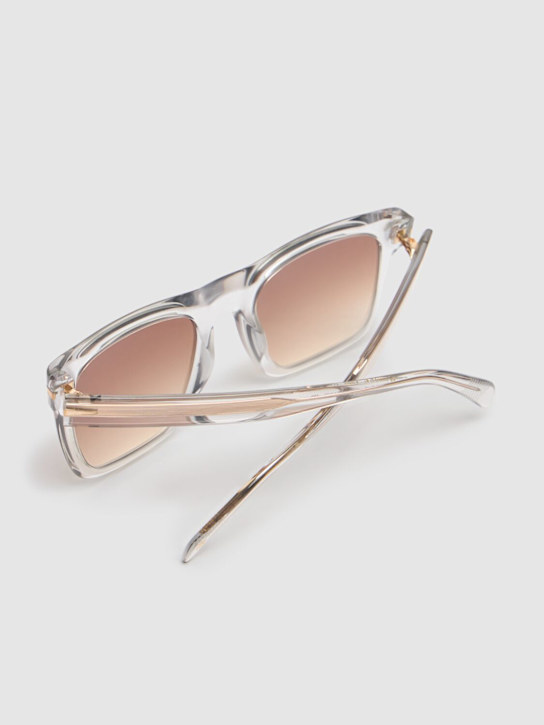 DB Eyewear by David Beckham: DB squared acetate sunglasses - Grey - men_3 | Luisa Via Roma