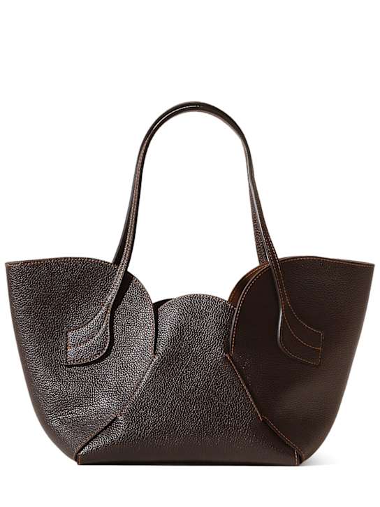 Hereu: Small Sepal grain leather shoulder bag - women_0 | Luisa Via Roma