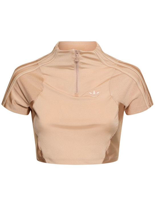 Zip crop top - Thumbnail 1