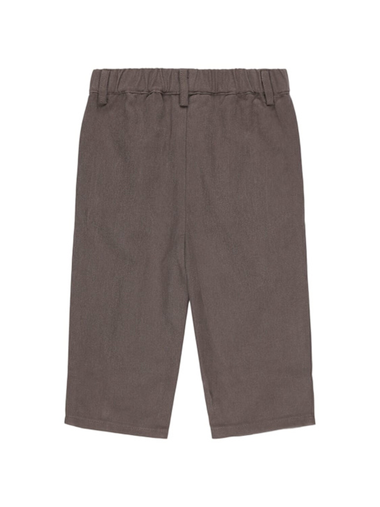 Donsje: Koala print cotton pants - Dark Grey - kids-boys_2 | Luisa Via Roma