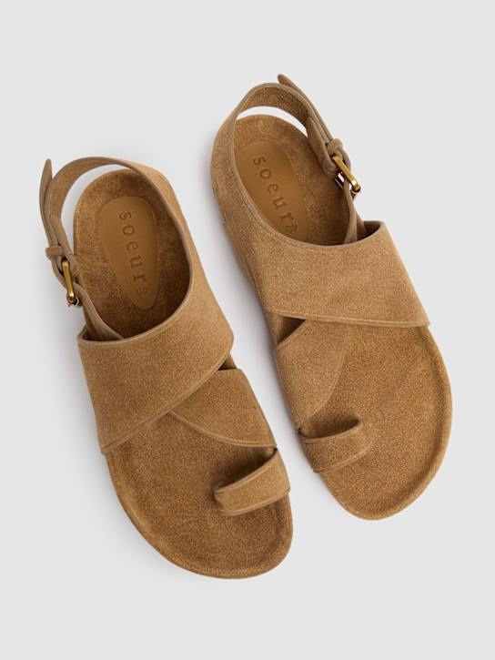 Soeur: 20mm Domani suede sandals - women_1 | Luisa Via Roma