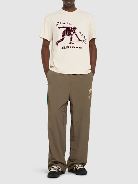 adidas Originals: Brain Dead printed cotton t-shirt - men_1 | Luisa Via Roma
