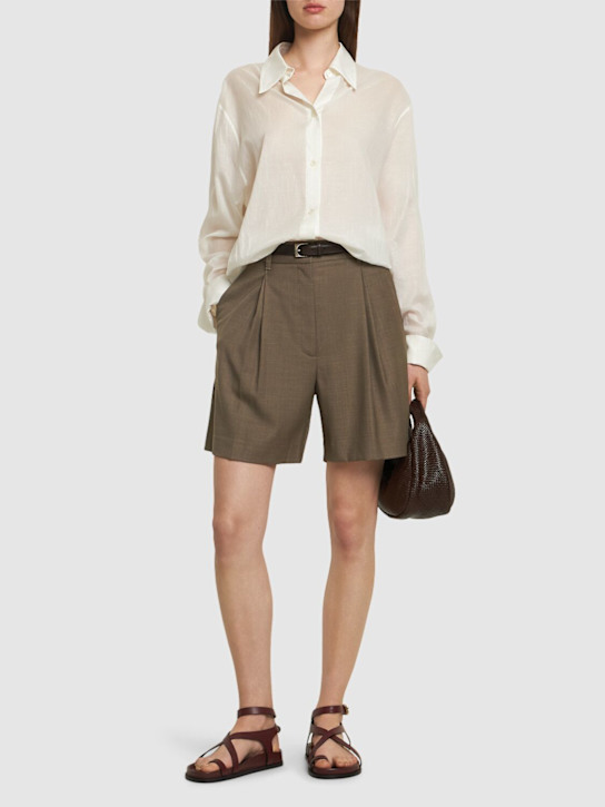 A.EMERY: Astor shorts - Brown/Beige - women_1 | Luisa Via Roma
