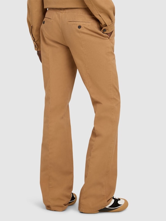 McQueen: Bumster cotton chino pants - Sand - men_2 | Luisa Via Roma