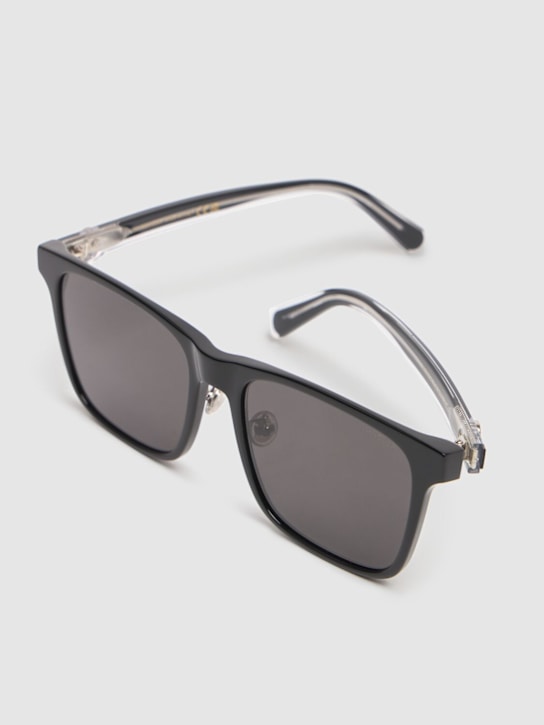 Moncler: Squared acetate sunglasses - men_1 | Luisa Via Roma