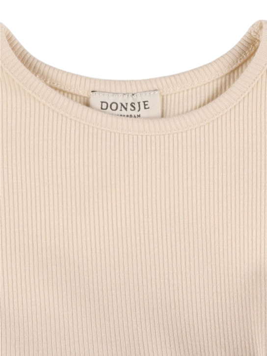 Donsje: Vestito in cotone e tulle - Rosa Chiaro - kids-girls_1 | Luisa Via Roma