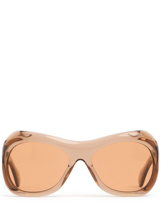 Port Tanger: Soledad acetate sunglasses w/ amber lens - Manuka/Amber - women_0 | Luisa Via Roma