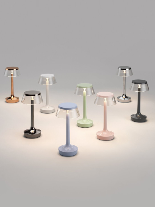 Flos: Lampada da tavolo portatile BON JOUR UNPLUGGED - Blu - ecraft_1 | Luisa Via Roma