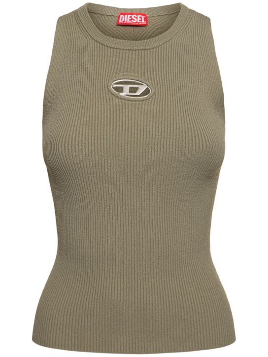 Diesel: M-Caddix リブタンクトップ - women_0 | Luisa Via Roma