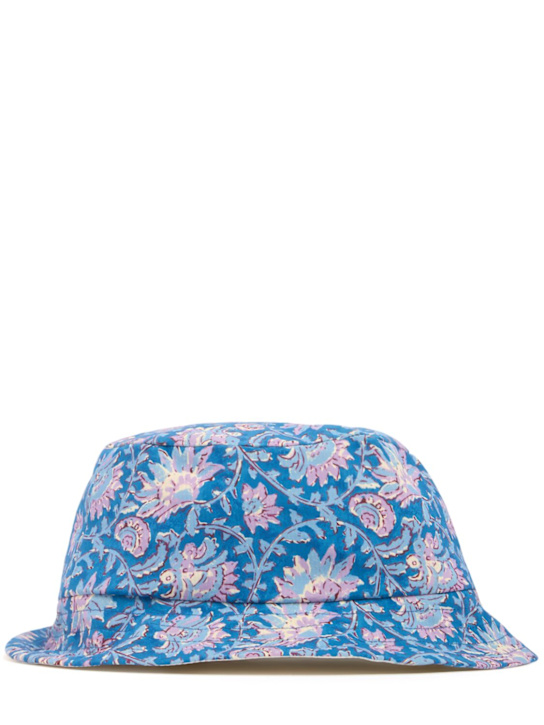 Louise Misha: Cappello bucket stampa floreale - Blu - kids-girls_0 | Luisa Via Roma
