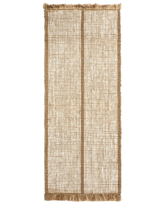 Ferm Living: Athens striped handwoven jute runner - Beige - ecraft_0 | Luisa Via Roma
