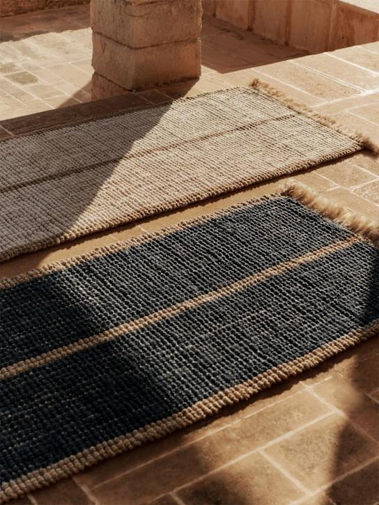 Ferm Living: Athens striped handwoven jute runner - Beige - ecraft_1 | Luisa Via Roma