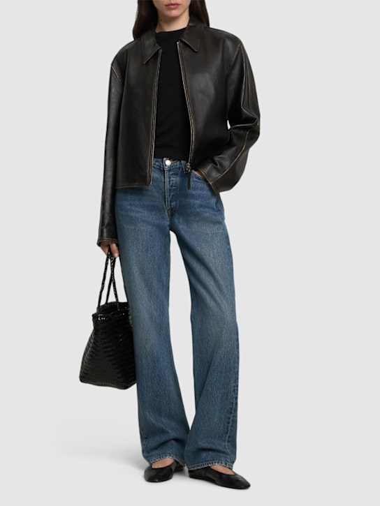 Agolde: Kelly v-waist straight denim jeans - women_1 | Luisa Via Roma