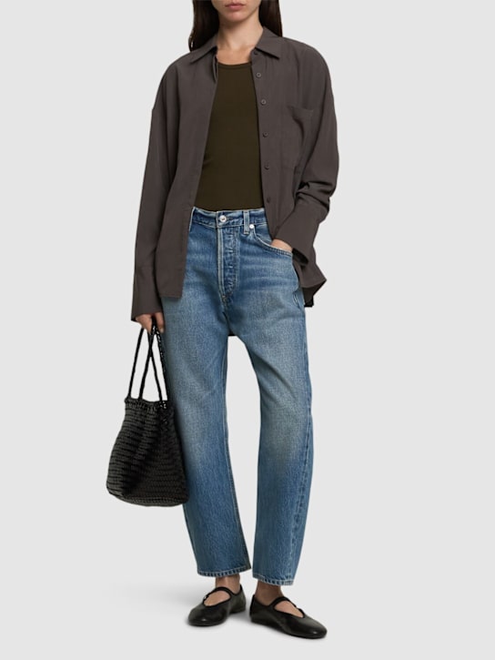 CITIZENS OF HUMANITY: Winslow 스트레이트 데님 진 - 블루 - women_1 | Luisa Via Roma