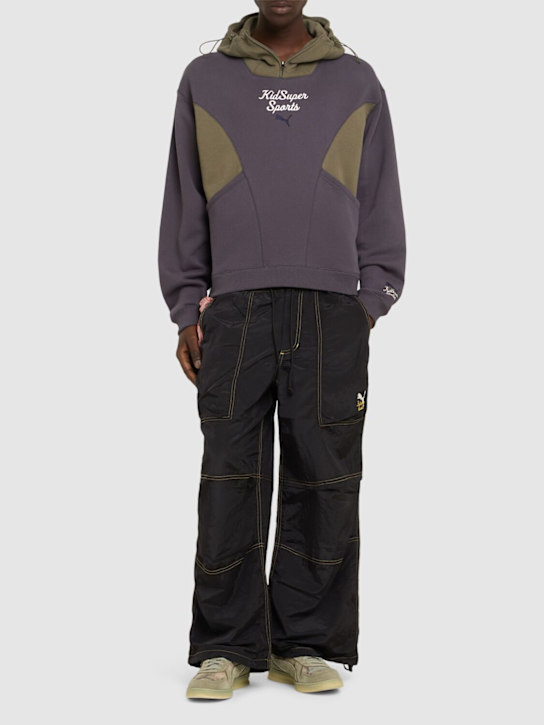 PUMA: KidSuper Studios Progressive hoodie - Dark Coal - men_1 | Luisa Via Roma