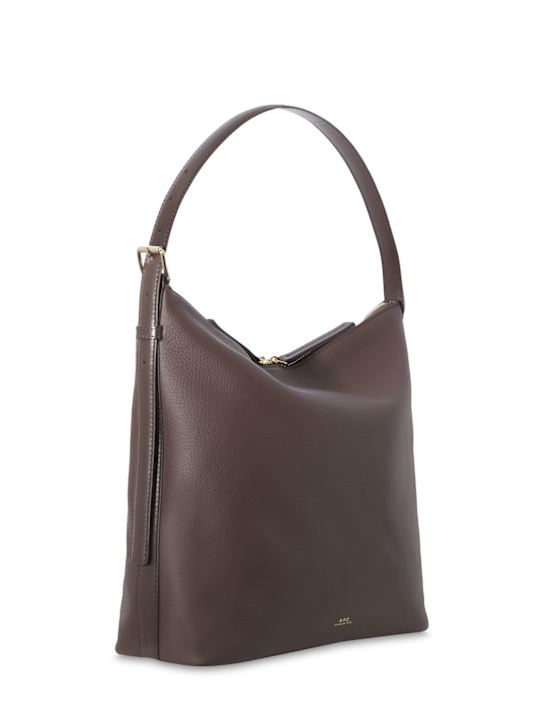 A.P.C.: Vera grain leather tote bag - women_1 | Luisa Via Roma