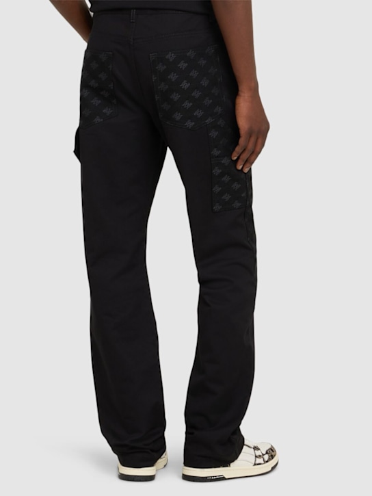 Amiri: Carpenter jacquard jeans - Black - men_2 | Luisa Via Roma