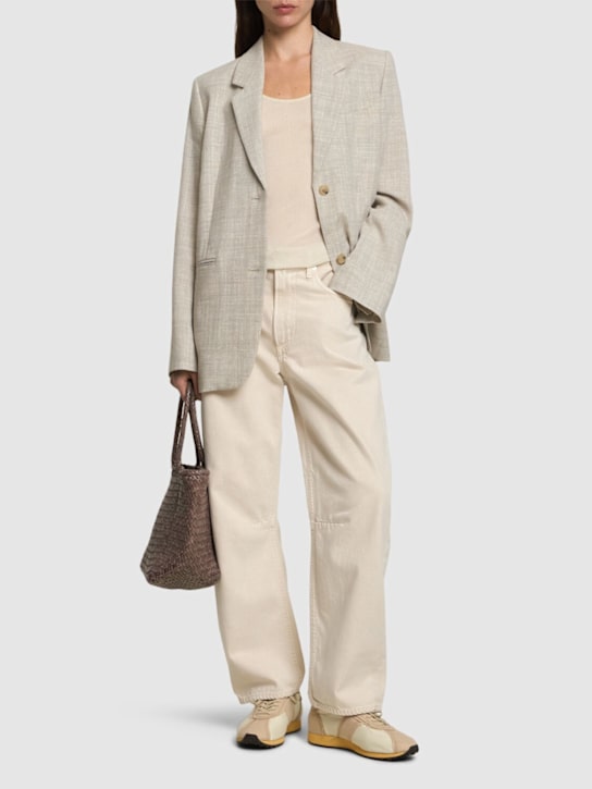 CITIZENS OF HUMANITY: Miro mid rise denim wide jeans - women_1 | Luisa Via Roma