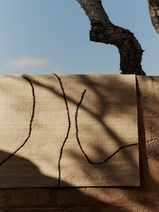 Ferm Living: Gesso handwoven hand-spun jute rug - Beige - ecraft_1 | Luisa Via Roma