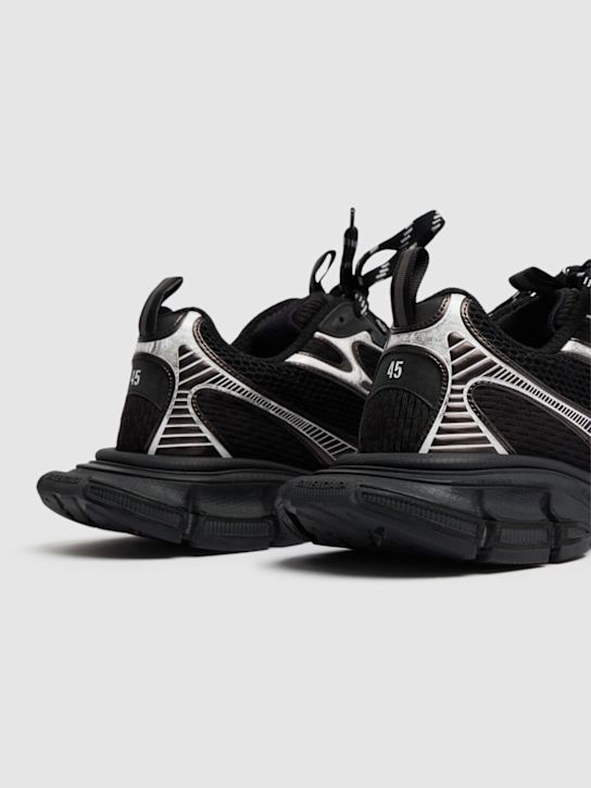 Balenciaga: 3XL运动鞋 - 黑色/白色 - men_5 | Luisa Via Roma