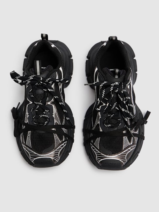 Balenciaga: 3XL运动鞋 - 黑色/白色 - men_2 | Luisa Via Roma