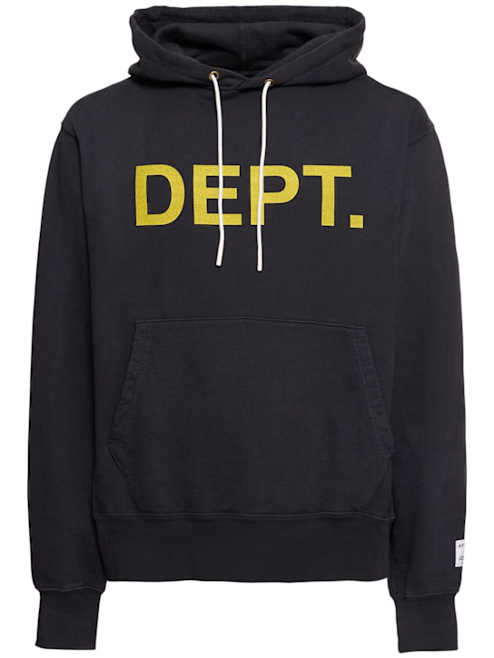 Gallery Dept.: Dept P/O cotton sweatshirt hoodie - men_0 | Luisa Via Roma