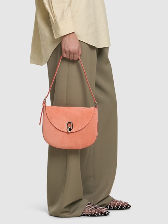Savette: Borsa hobo The Small Tondo in camoscio - Camelia - women_1 | Luisa Via Roma