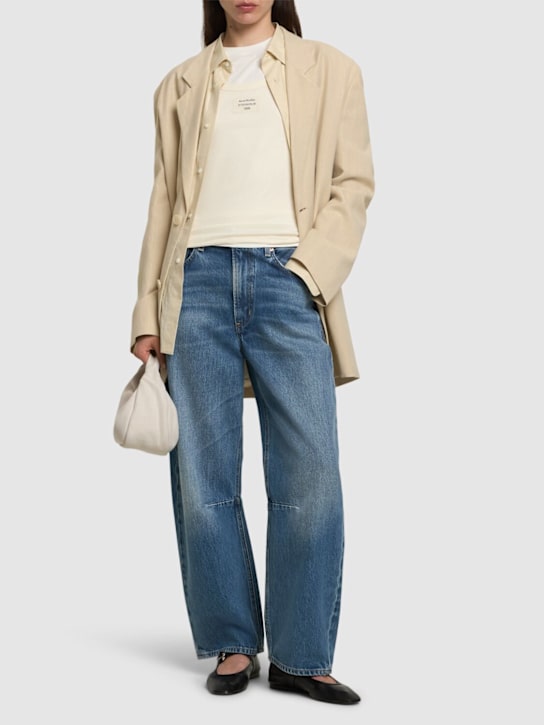 CITIZENS OF HUMANITY: Miro mid rise denim wide jeans - women_1 | Luisa Via Roma