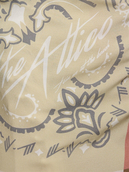 The Attico: Bandana print muslin pareo skirt - Multicolor - women_4 | Luisa Via Roma