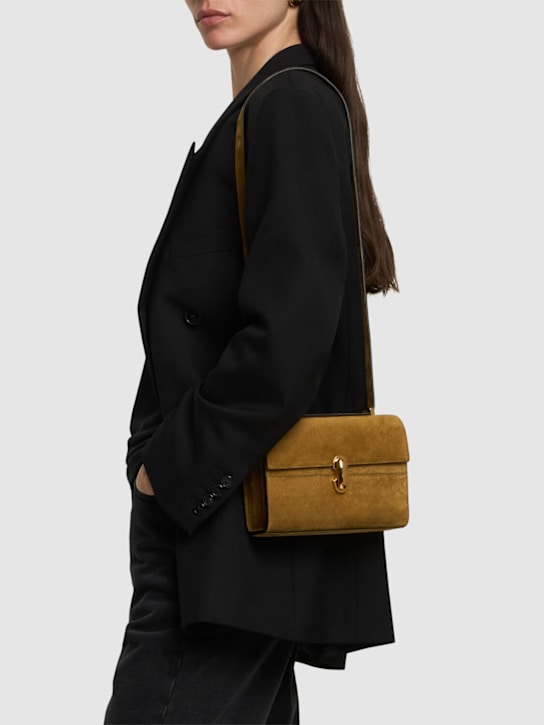 Savette: The Symmetry 19 suede shoulder bag - women_1 | Luisa Via Roma