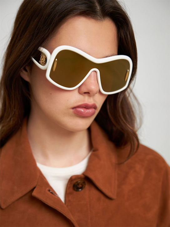Loewe: Fashion圆形太阳镜 - Mirror Cream - women_2 | Luisa Via Roma