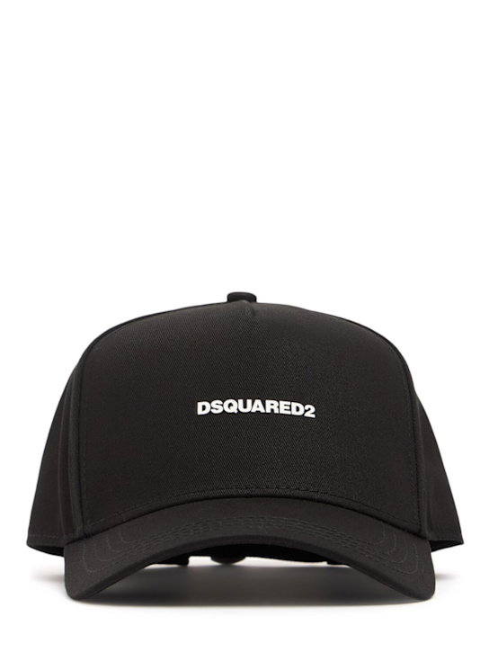 Dsquared2: Cappello baseball Dsquared2 Mini Logo - Nero - women_0 | Luisa Via Roma