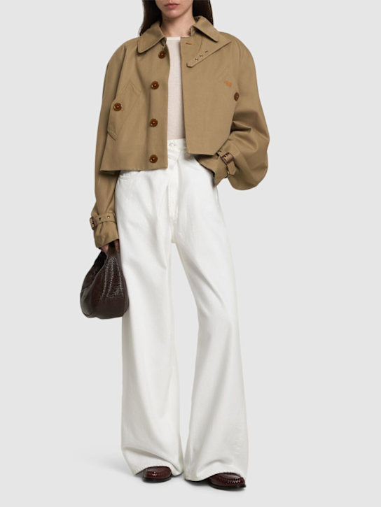 Agolde: Vana folded denim straight jeans - women_1 | Luisa Via Roma