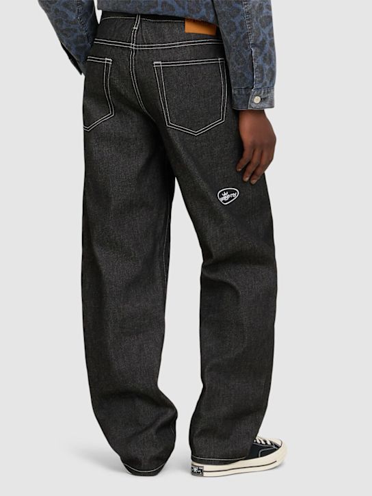 Awake NY: Denim jeans - Black - men_2 | Luisa Via Roma