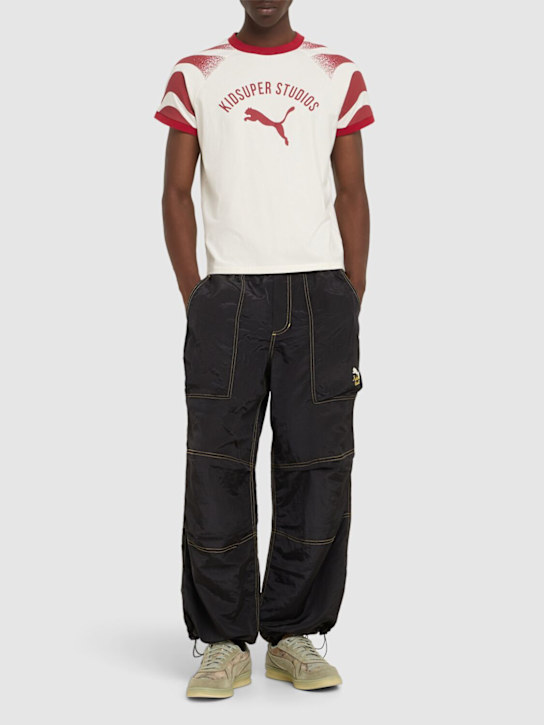 PUMA: KidSuper Studios Ringer t-shirt - Warm White - men_1 | Luisa Via Roma