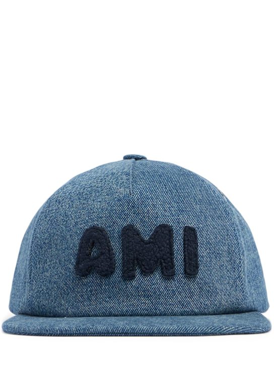 AMI Paris: Ami Paris trucker denim cap - women_0 | Luisa Via Roma