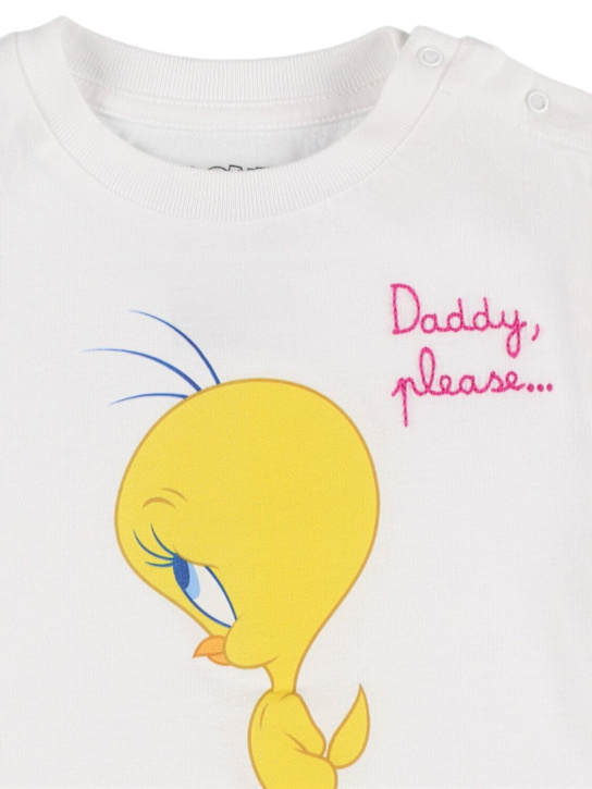 Mc2 Saint Barth: コットンジャージーTシャツ - kids-girls_1 | Luisa Via Roma