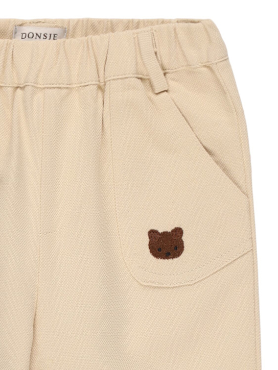 Donsje: Cotton pants - Beige - kids-boys_1 | Luisa Via Roma