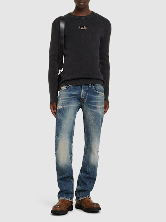 Diesel: 1985 Larkee直筒牛仔裤 - 蓝色 - men_1 | Luisa Via Roma