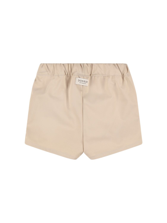 Donsje: Bee print nylon swim shorts - Off-White - kids-boys_2 | Luisa Via Roma