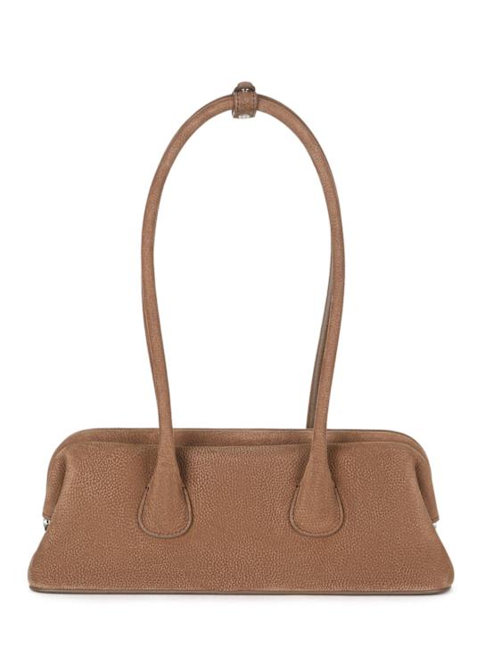 Osoi: Mini Boat Wide suede shoulder bag - women_0 | Luisa Via Roma