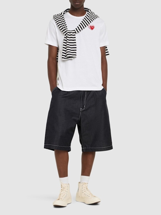 Comme des Garçons Play: コットンTシャツ - men_1 | Luisa Via Roma