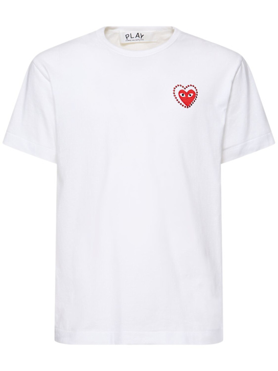 Comme des Garçons Play: コットンTシャツ - men_0 | Luisa Via Roma
